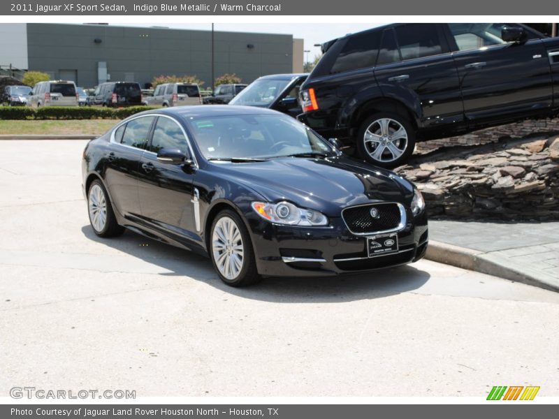 Indigo Blue Metallic / Warm Charcoal 2011 Jaguar XF Sport Sedan