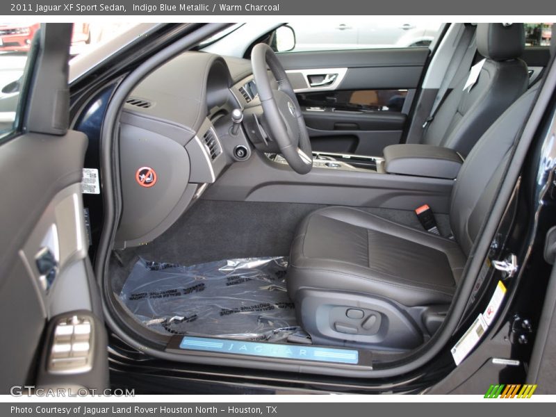 Indigo Blue Metallic / Warm Charcoal 2011 Jaguar XF Sport Sedan