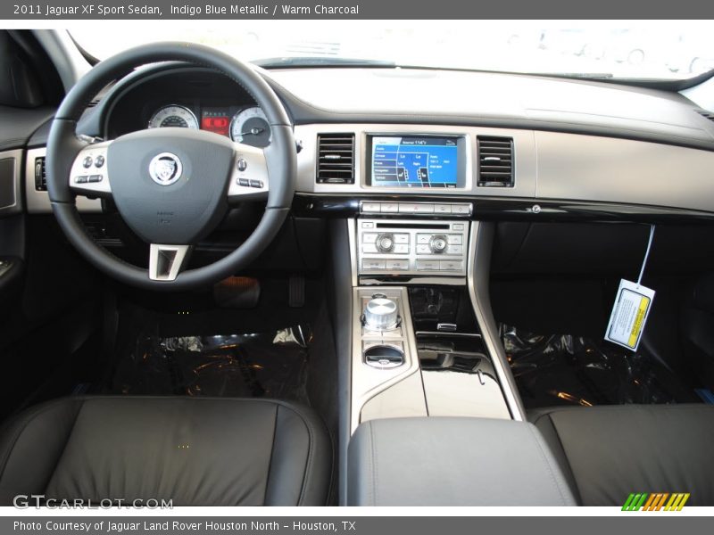 Indigo Blue Metallic / Warm Charcoal 2011 Jaguar XF Sport Sedan
