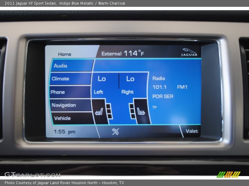 Indigo Blue Metallic / Warm Charcoal 2011 Jaguar XF Sport Sedan