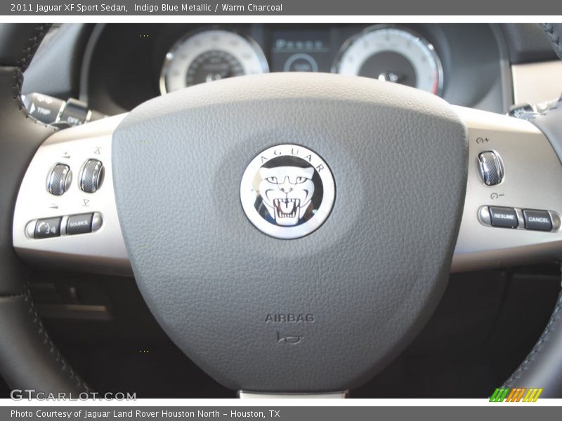 Indigo Blue Metallic / Warm Charcoal 2011 Jaguar XF Sport Sedan