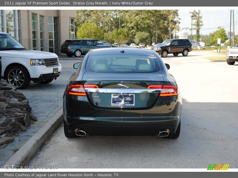 Stratus Grey Metallic / Ivory White/Oyster Grey 2011 Jaguar XF Premium Sport Sedan