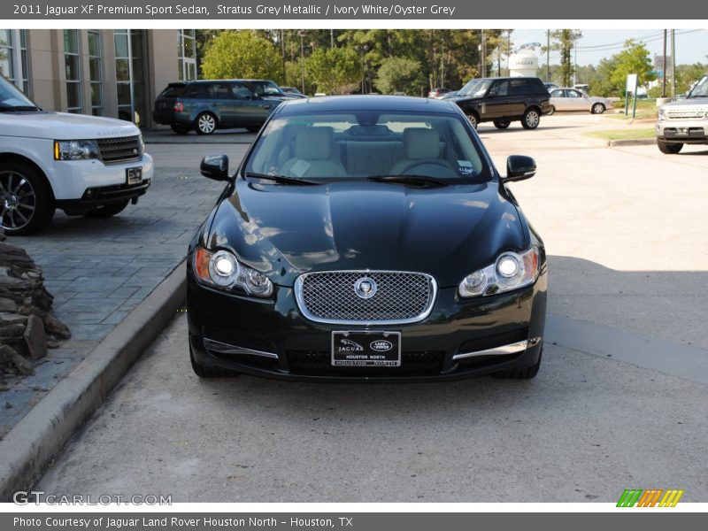 Stratus Grey Metallic / Ivory White/Oyster Grey 2011 Jaguar XF Premium Sport Sedan