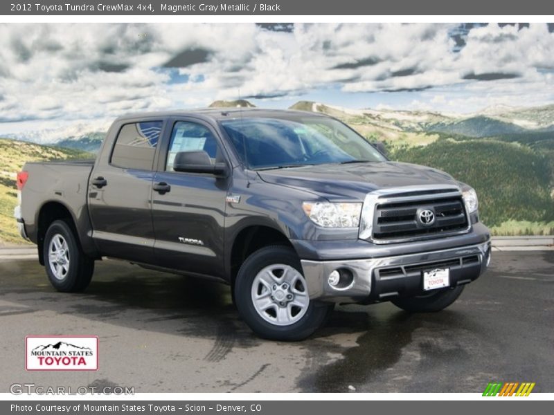 Magnetic Gray Metallic / Black 2012 Toyota Tundra CrewMax 4x4