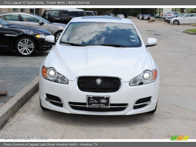 Polaris White / Warm Charcoal 2011 Jaguar XF Sport Sedan