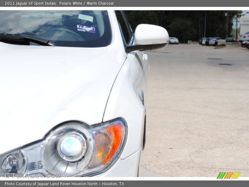 Polaris White / Warm Charcoal 2011 Jaguar XF Sport Sedan