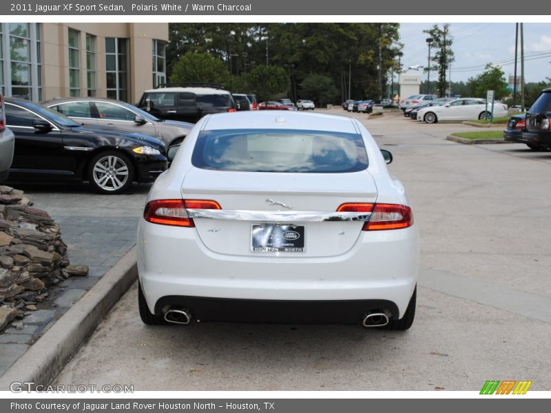 Polaris White / Warm Charcoal 2011 Jaguar XF Sport Sedan