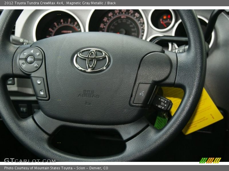 Magnetic Gray Metallic / Black 2012 Toyota Tundra CrewMax 4x4