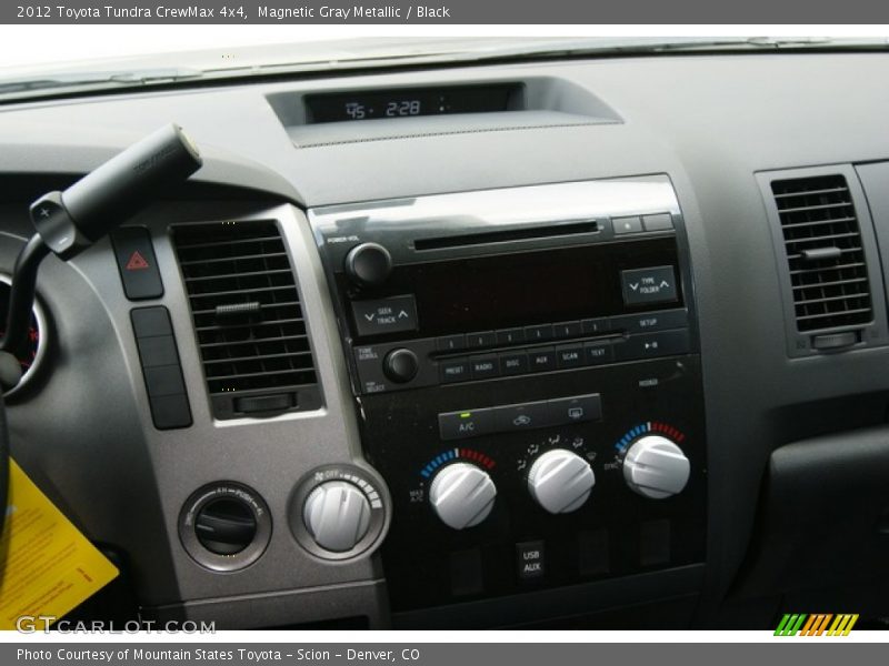 Magnetic Gray Metallic / Black 2012 Toyota Tundra CrewMax 4x4
