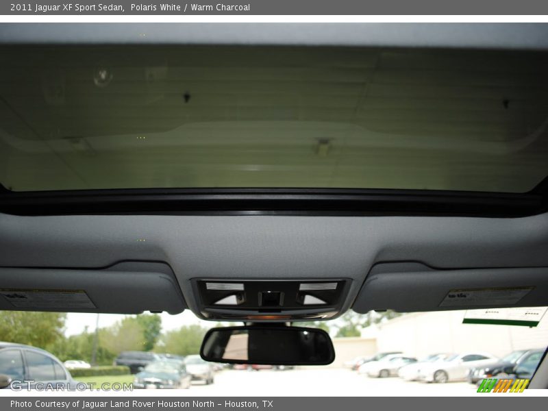 Polaris White / Warm Charcoal 2011 Jaguar XF Sport Sedan