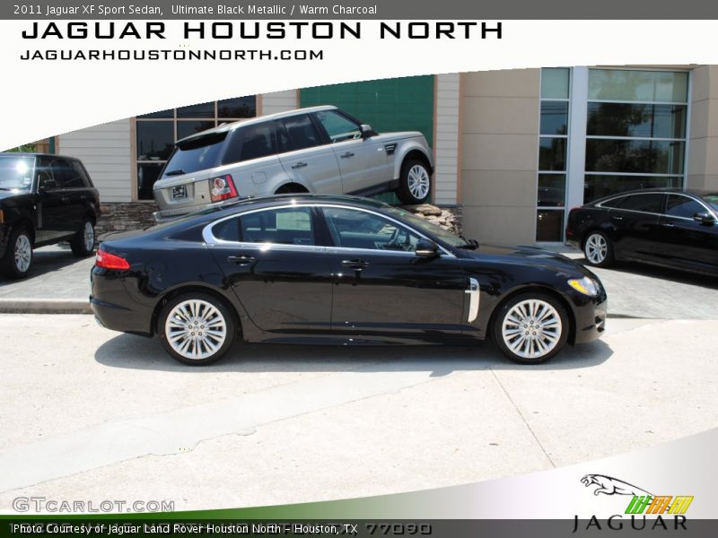Ultimate Black Metallic / Warm Charcoal 2011 Jaguar XF Sport Sedan