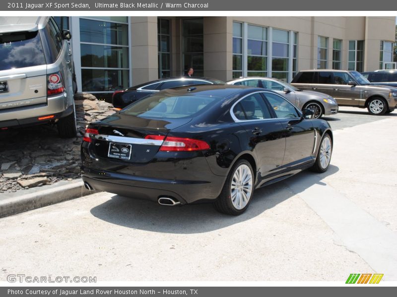 Ultimate Black Metallic / Warm Charcoal 2011 Jaguar XF Sport Sedan