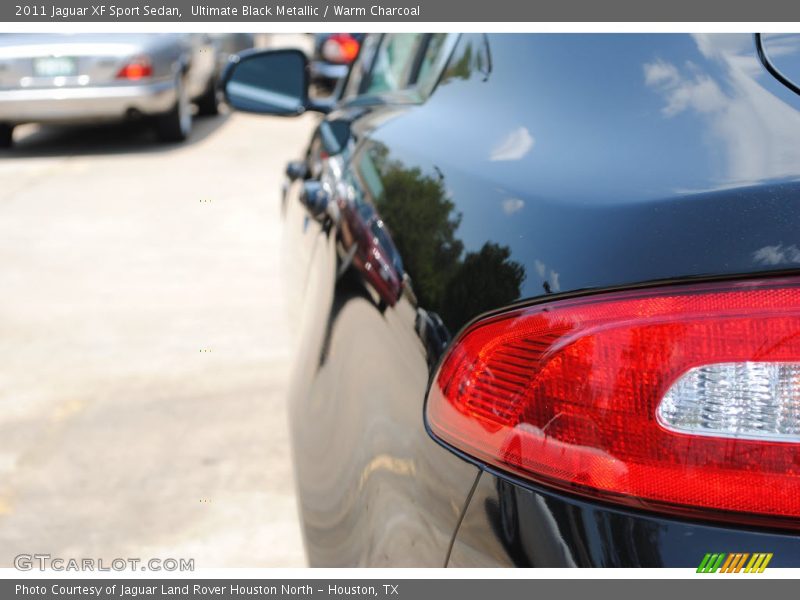 Ultimate Black Metallic / Warm Charcoal 2011 Jaguar XF Sport Sedan