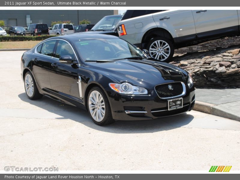 Ultimate Black Metallic / Warm Charcoal 2011 Jaguar XF Sport Sedan