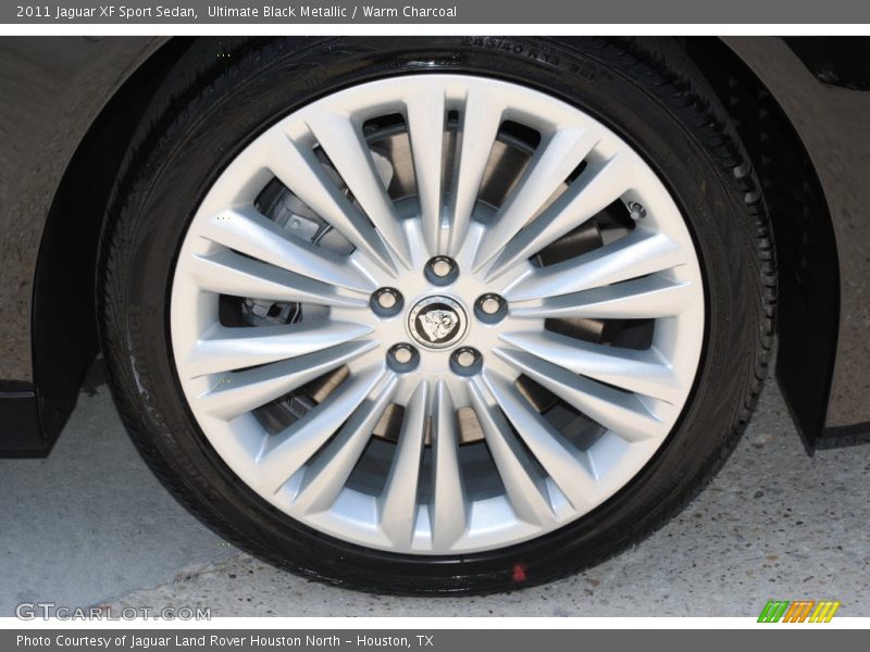 Ultimate Black Metallic / Warm Charcoal 2011 Jaguar XF Sport Sedan