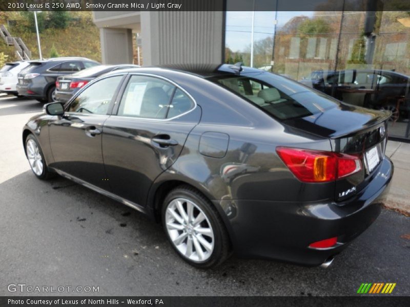 Smoky Granite Mica / Light Gray 2010 Lexus IS 250 AWD