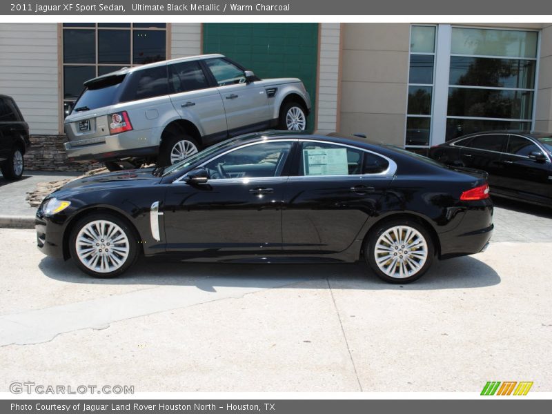 Ultimate Black Metallic / Warm Charcoal 2011 Jaguar XF Sport Sedan