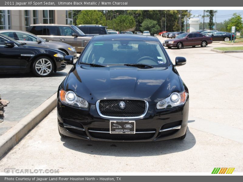 Ultimate Black Metallic / Warm Charcoal 2011 Jaguar XF Sport Sedan