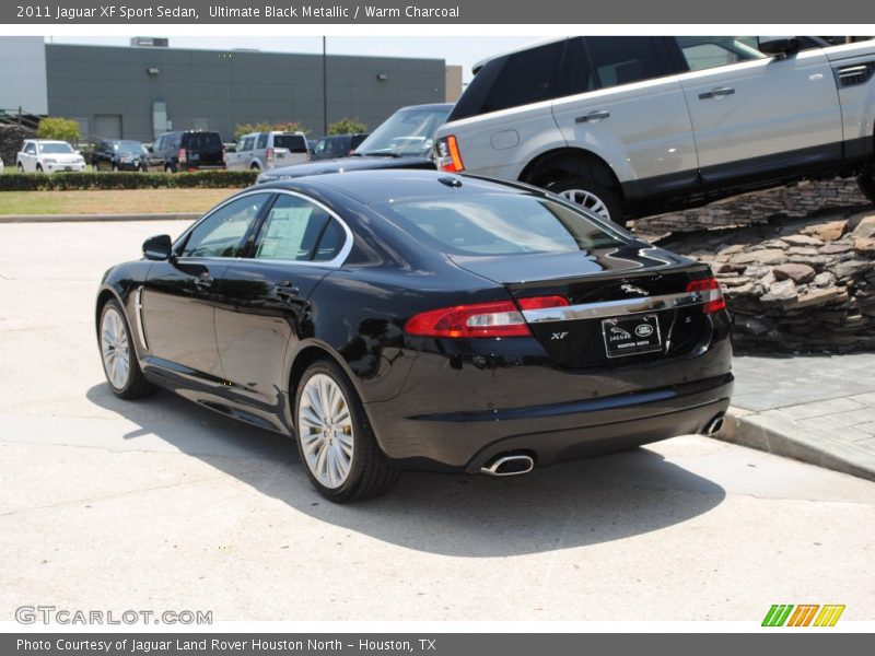 Ultimate Black Metallic / Warm Charcoal 2011 Jaguar XF Sport Sedan