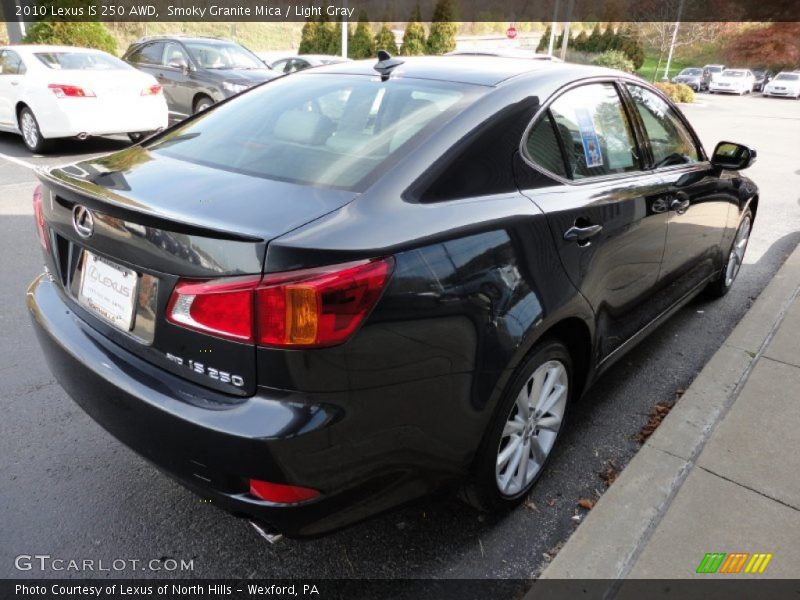 Smoky Granite Mica / Light Gray 2010 Lexus IS 250 AWD