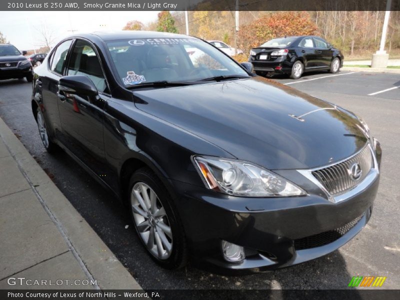 Smoky Granite Mica / Light Gray 2010 Lexus IS 250 AWD