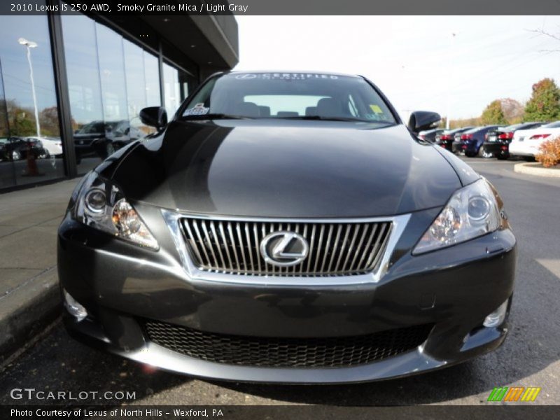 Smoky Granite Mica / Light Gray 2010 Lexus IS 250 AWD