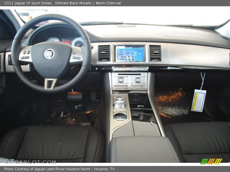 Ultimate Black Metallic / Warm Charcoal 2011 Jaguar XF Sport Sedan