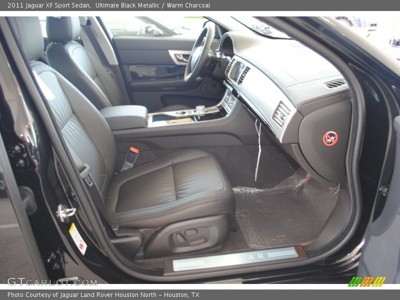 Ultimate Black Metallic / Warm Charcoal 2011 Jaguar XF Sport Sedan