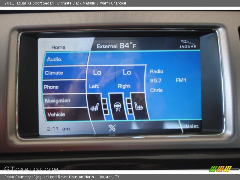 Ultimate Black Metallic / Warm Charcoal 2011 Jaguar XF Sport Sedan