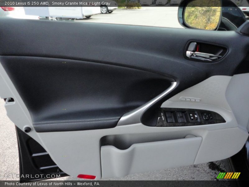 Smoky Granite Mica / Light Gray 2010 Lexus IS 250 AWD
