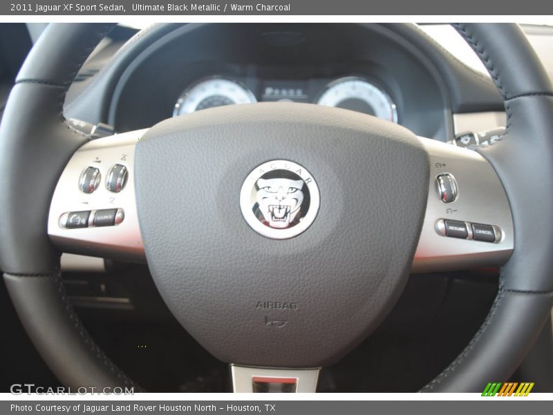 Ultimate Black Metallic / Warm Charcoal 2011 Jaguar XF Sport Sedan