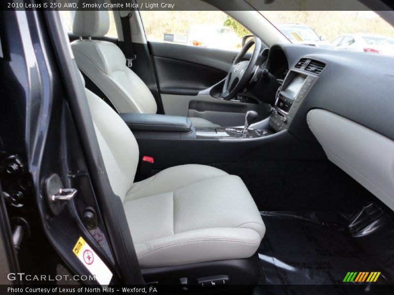 Smoky Granite Mica / Light Gray 2010 Lexus IS 250 AWD