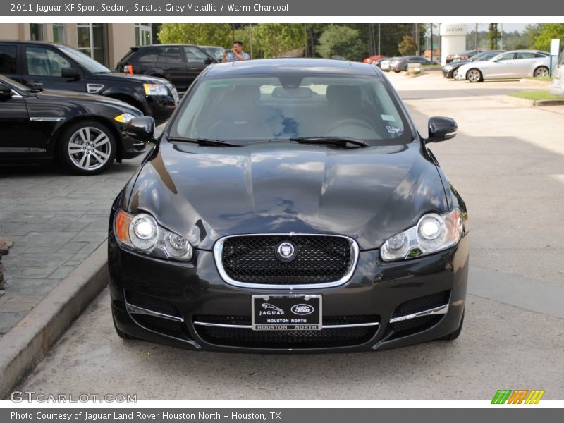 Stratus Grey Metallic / Warm Charcoal 2011 Jaguar XF Sport Sedan