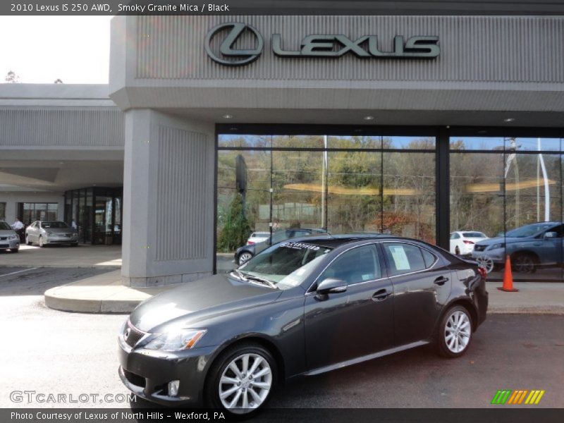 Smoky Granite Mica / Black 2010 Lexus IS 250 AWD