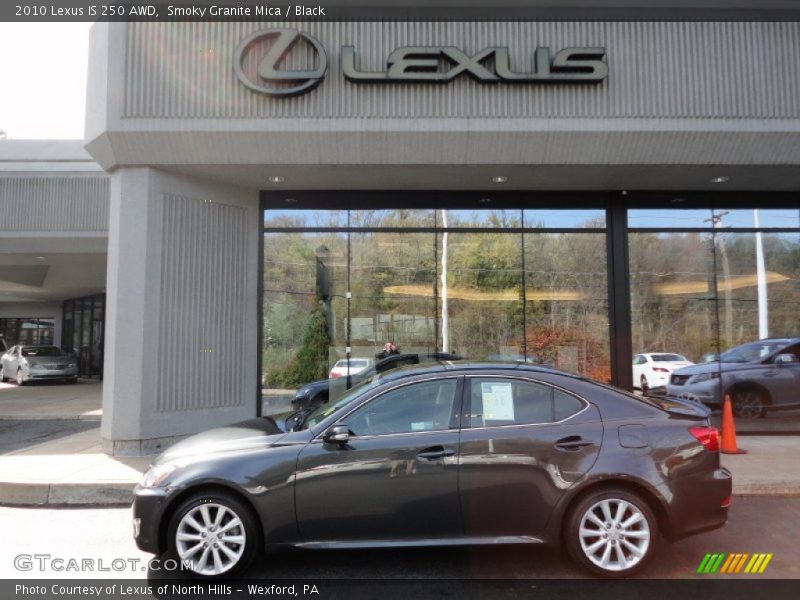 Smoky Granite Mica / Black 2010 Lexus IS 250 AWD