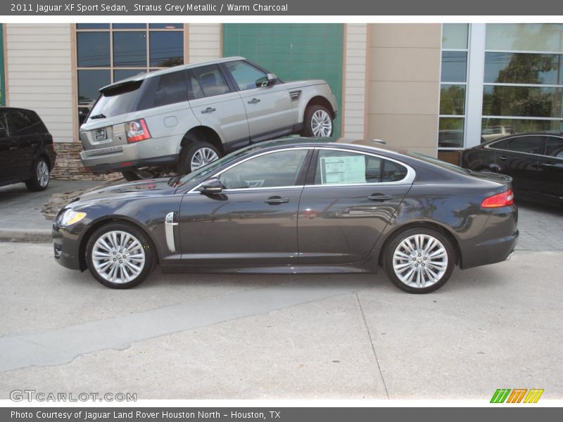 Stratus Grey Metallic / Warm Charcoal 2011 Jaguar XF Sport Sedan