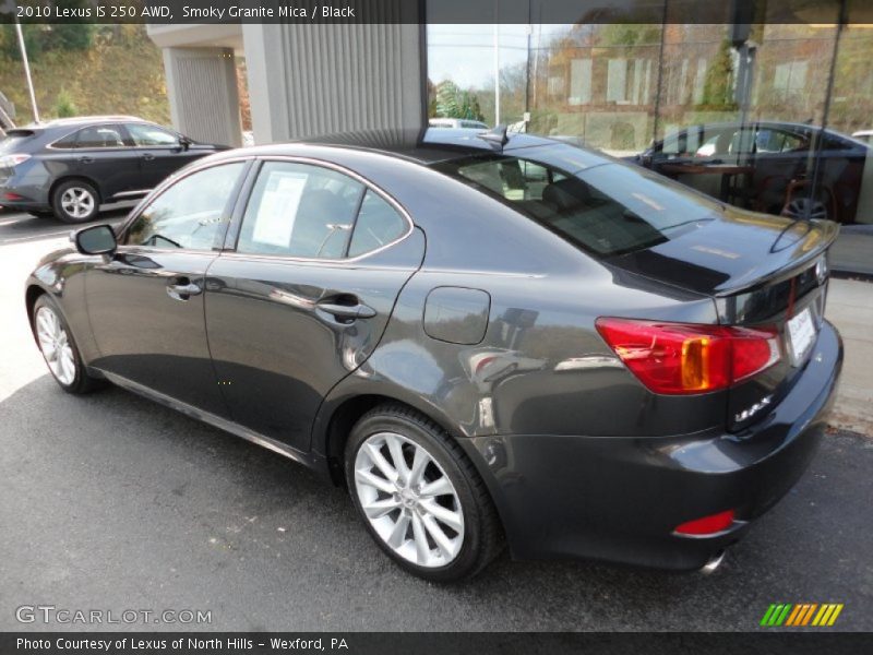 Smoky Granite Mica / Black 2010 Lexus IS 250 AWD