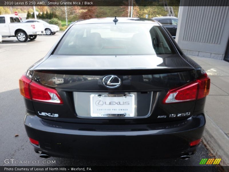 Smoky Granite Mica / Black 2010 Lexus IS 250 AWD