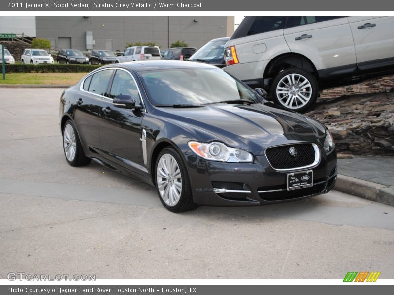 Stratus Grey Metallic / Warm Charcoal 2011 Jaguar XF Sport Sedan