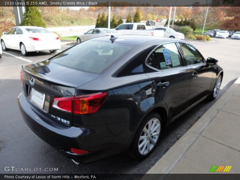 Smoky Granite Mica / Black 2010 Lexus IS 250 AWD