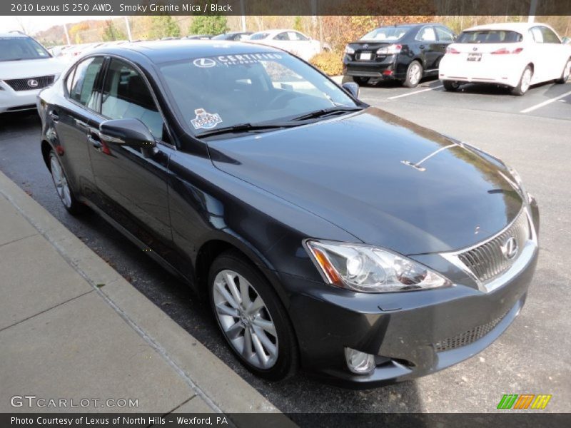 Smoky Granite Mica / Black 2010 Lexus IS 250 AWD
