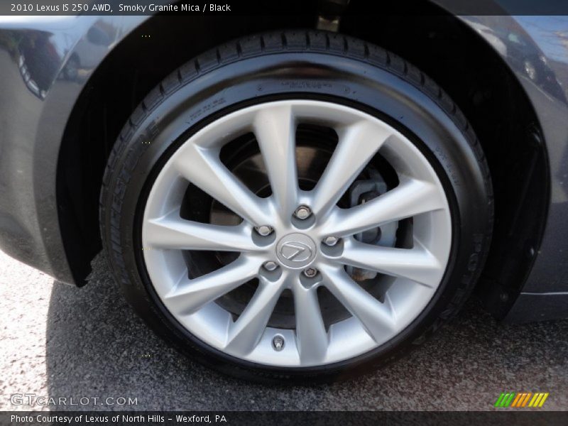 Smoky Granite Mica / Black 2010 Lexus IS 250 AWD