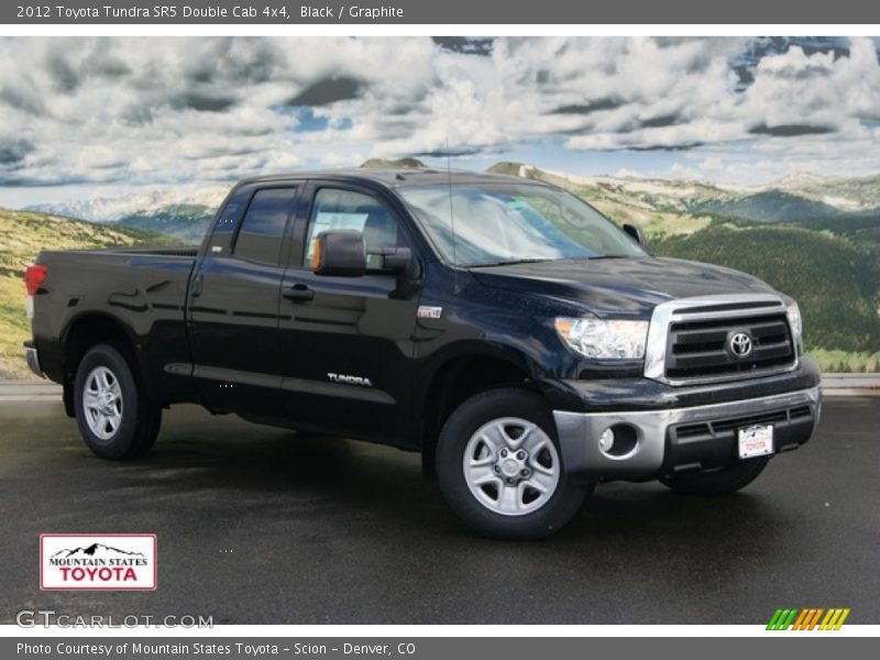 Black / Graphite 2012 Toyota Tundra SR5 Double Cab 4x4