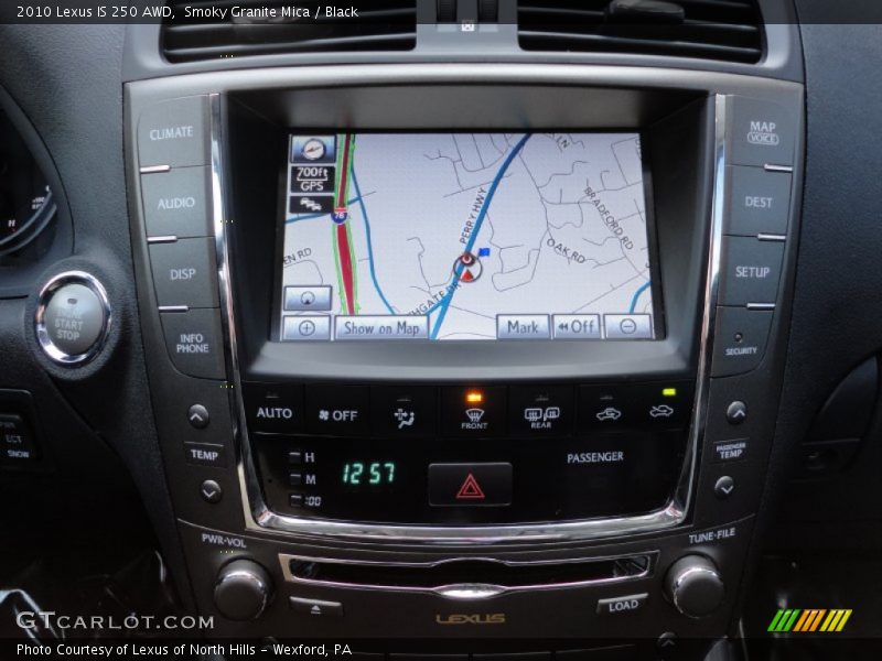 Smoky Granite Mica / Black 2010 Lexus IS 250 AWD