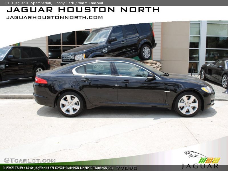 Ebony Black / Warm Charcoal 2011 Jaguar XF Sport Sedan