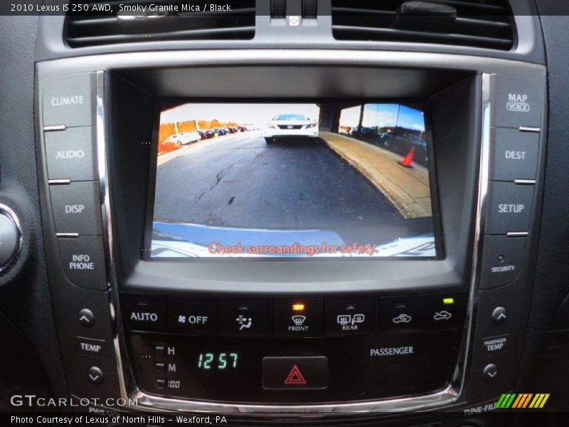 Smoky Granite Mica / Black 2010 Lexus IS 250 AWD
