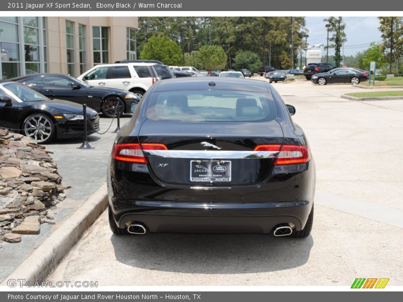 Ebony Black / Warm Charcoal 2011 Jaguar XF Sport Sedan