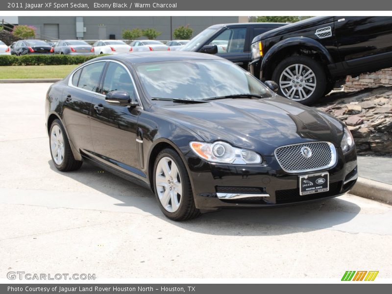 Ebony Black / Warm Charcoal 2011 Jaguar XF Sport Sedan