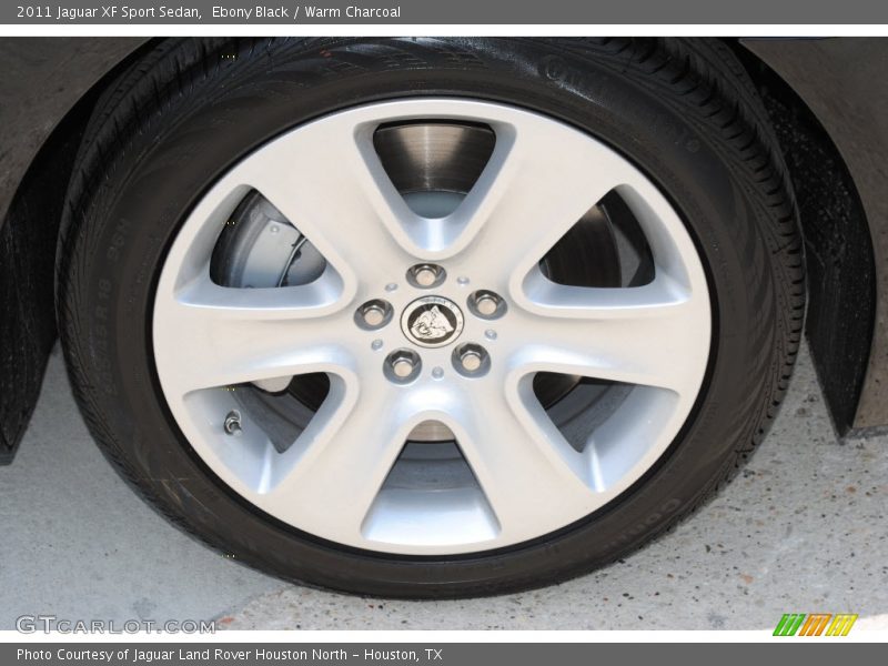 Ebony Black / Warm Charcoal 2011 Jaguar XF Sport Sedan