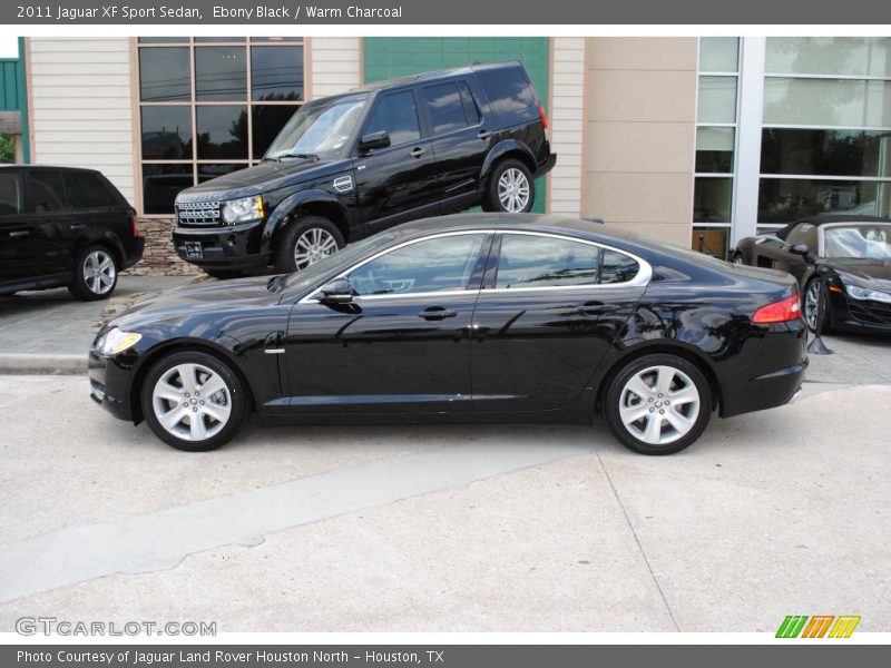 Ebony Black / Warm Charcoal 2011 Jaguar XF Sport Sedan